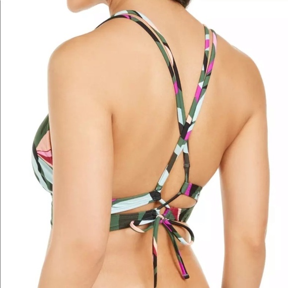 HULA Honey Hyper Tropics Bikini Swimsuit Top - Picture 2 of 9